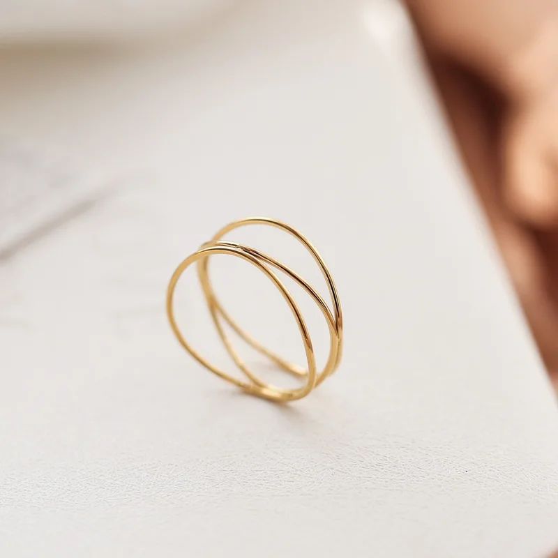 Anello Velia - Placcato oro 18 K