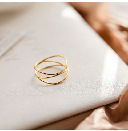 Anello Velia - Placcato oro 18 K