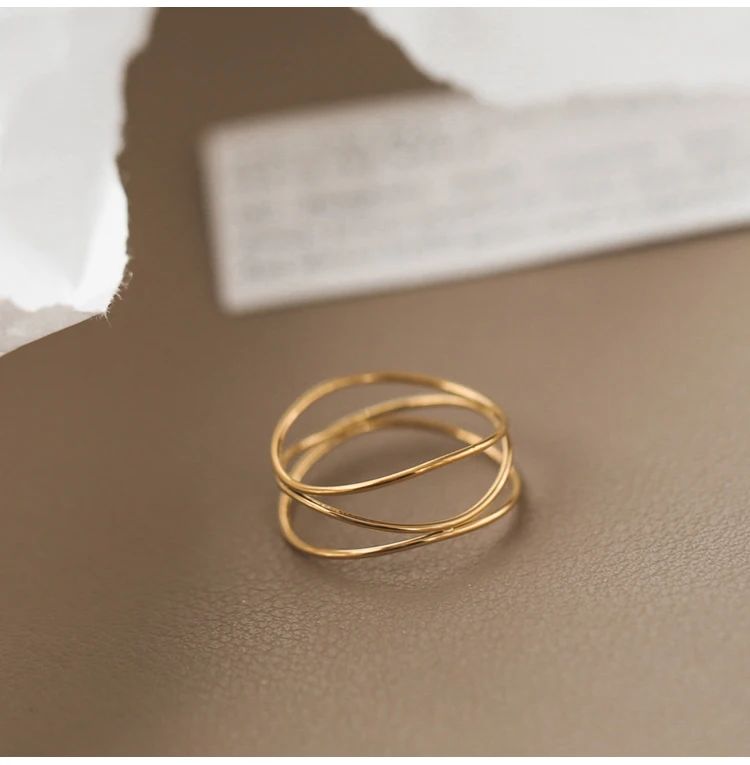 Anello Velia - Placcato oro 18 K