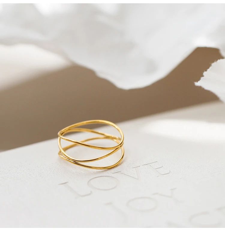 Anello Velia - Placcato oro 18 K