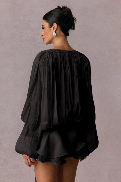 Elisa - Mini abito elegante con volant